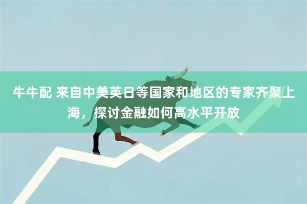牛牛配 来自中美英日等国家和地区的专家齐聚上海，探讨金融如何高水平开放